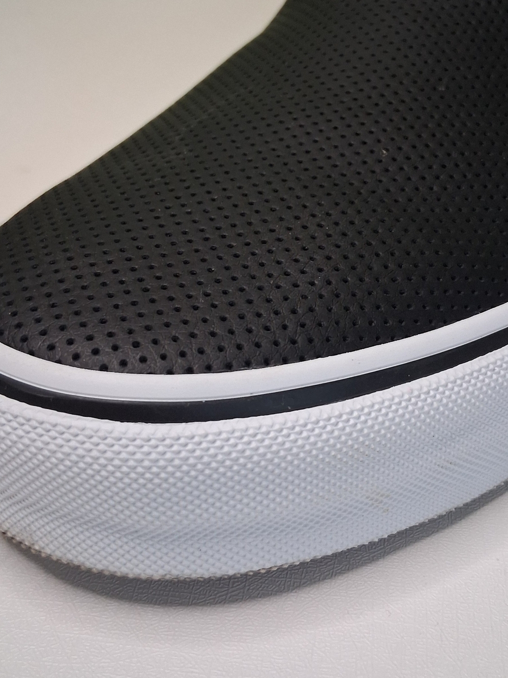 Women's Black Slip-On Vans Casual Shoes - Comfortable Everyday Wear - Picture 11 of 13